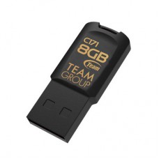 Team Group USB Drive 8GB, C171, USB2.0, Black , Waterproof, Dustproof, Shockproof, 3.5g, Lifetime Warranty