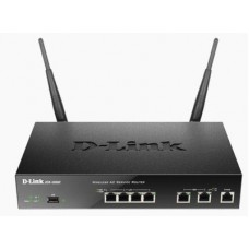 D-LINK DSR-500AC Unified Wireless AC Services Router with 4 LAN and 2 WAN Gigabit Interfaces (1 USB 2.0 Port)